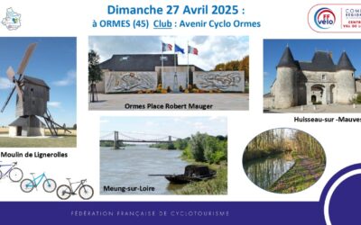 Challenge du Centre à Ormes les 26 et 27 Avril 2025