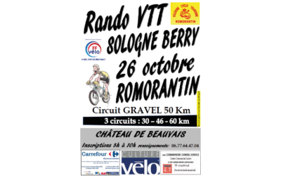 26/10/2025 – Rando SOLOGNE BERRY à Romorantin