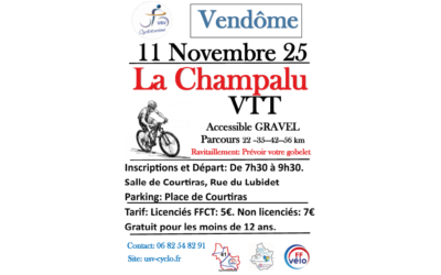 11/11/2025 LA CHAMPALU VTT à Vendôme