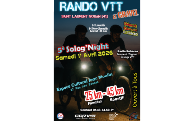 11/04/2026 Rando Nocturne Solog&rsquo;Night Saint Laurent Nouan